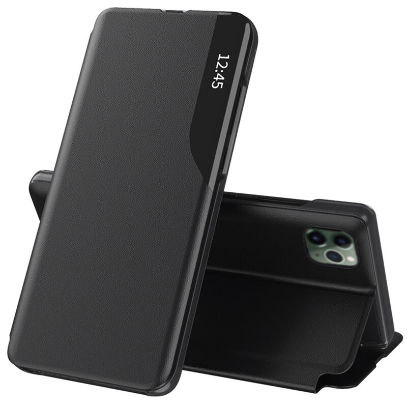Husa iPhone 11 Pro Max tip carte, Techsuit eFold - Negru - 1 | YEO