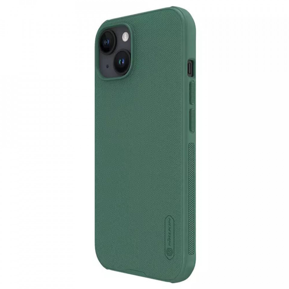 Husa iPhone 15 Plus, Nillkin Super Frosted Shield Pro - Deep Green - 3 | YEO