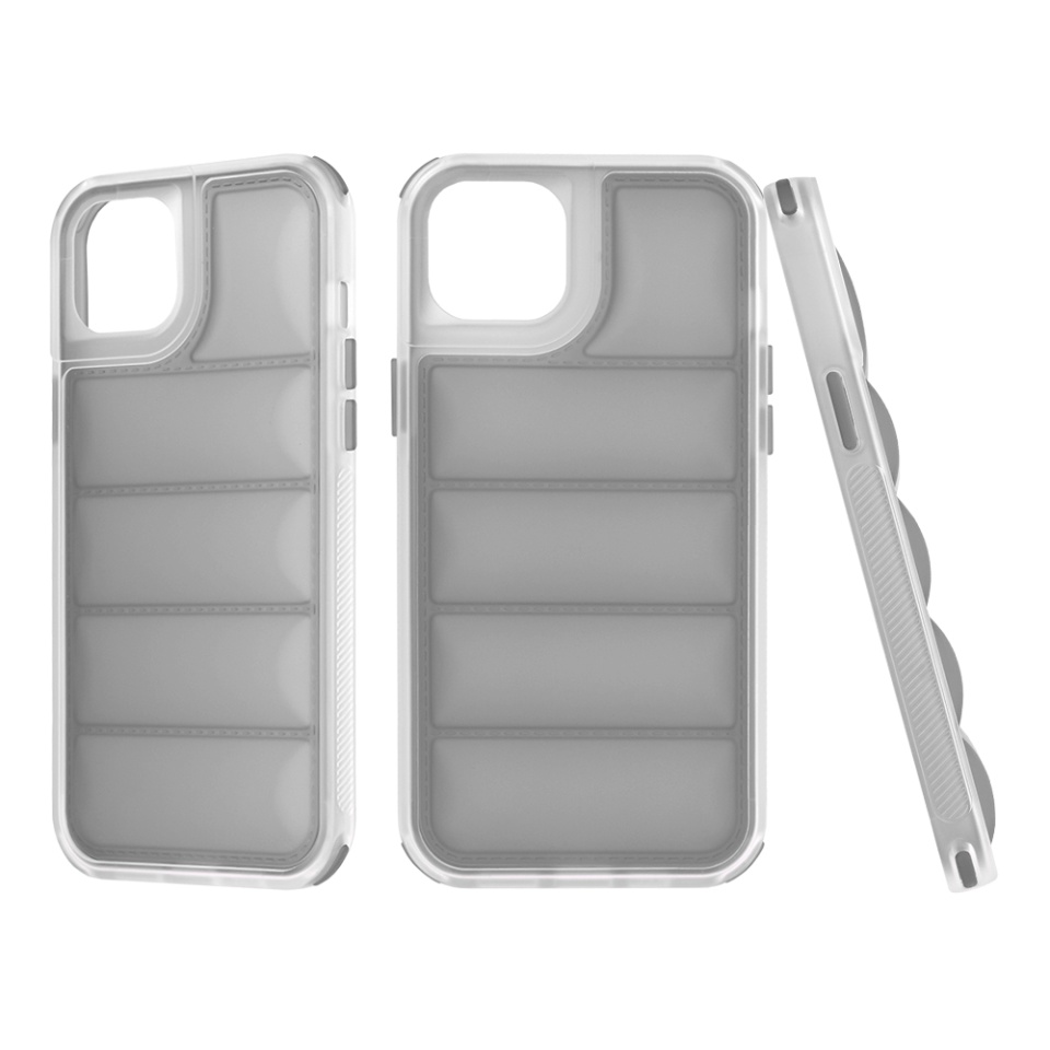 Husa iPhone 15 Plus, Skyddar Luxury Waves - Negru
