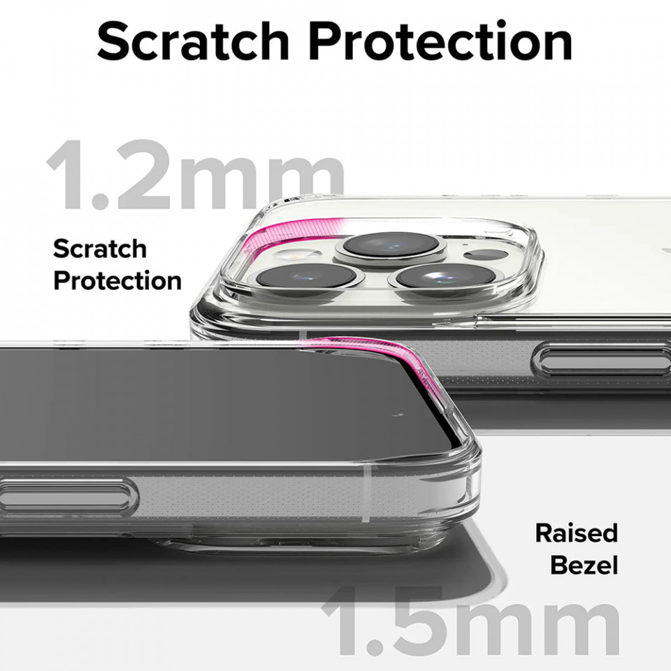 Husa iPhone 15 Pro Max, Ringke Fusion - Clear - 4 | YEO