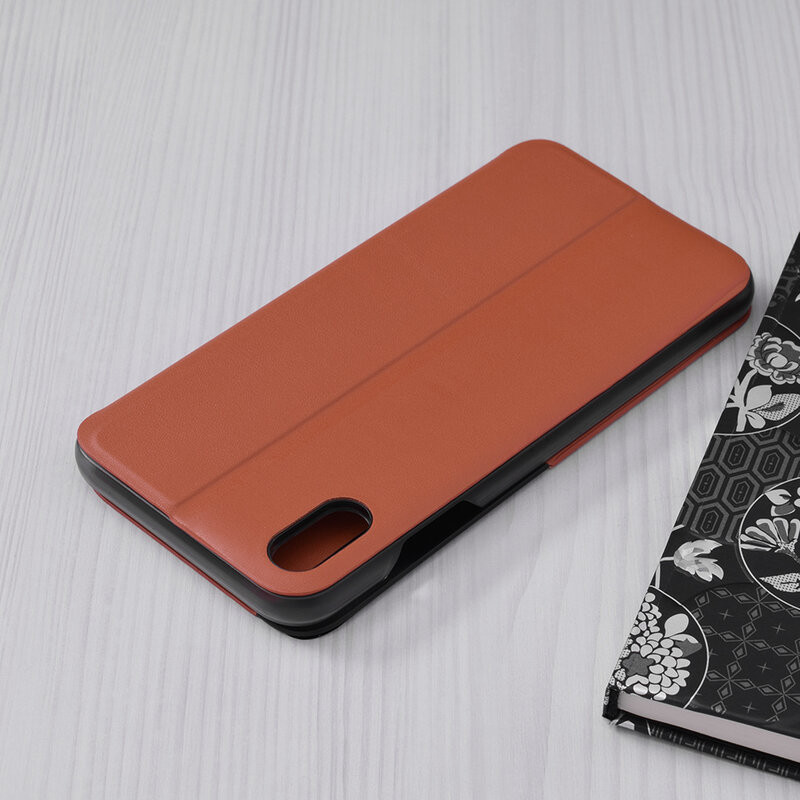 Husa iPhone XS Max tip carte, Techsuit eFold - Portocaliu - 3 | YEO