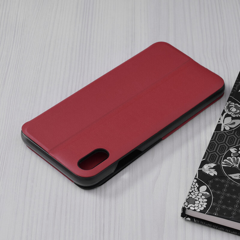 Husa iPhone XS Max tip carte, Techsuit eFold - Rosu - 3 | YEO