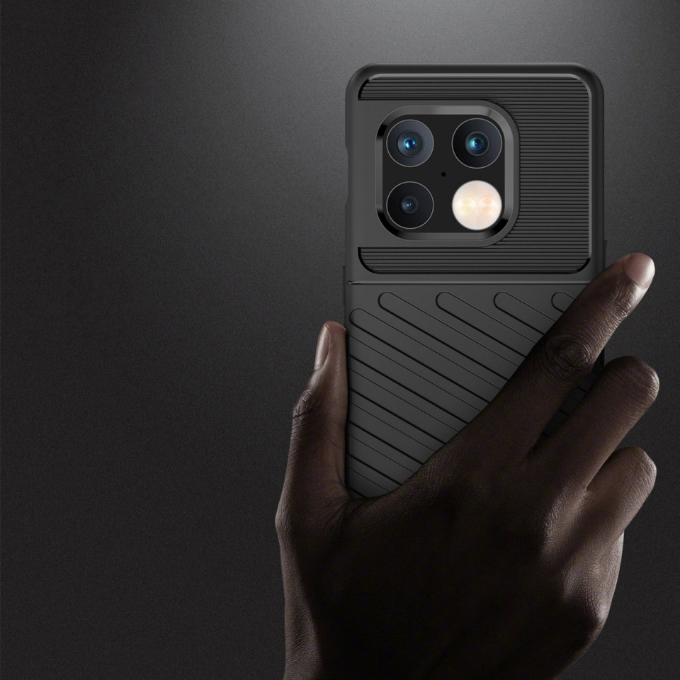 Husa OnePlus 10 Pro flexibila Thunder - Negru - 1 | YEO
