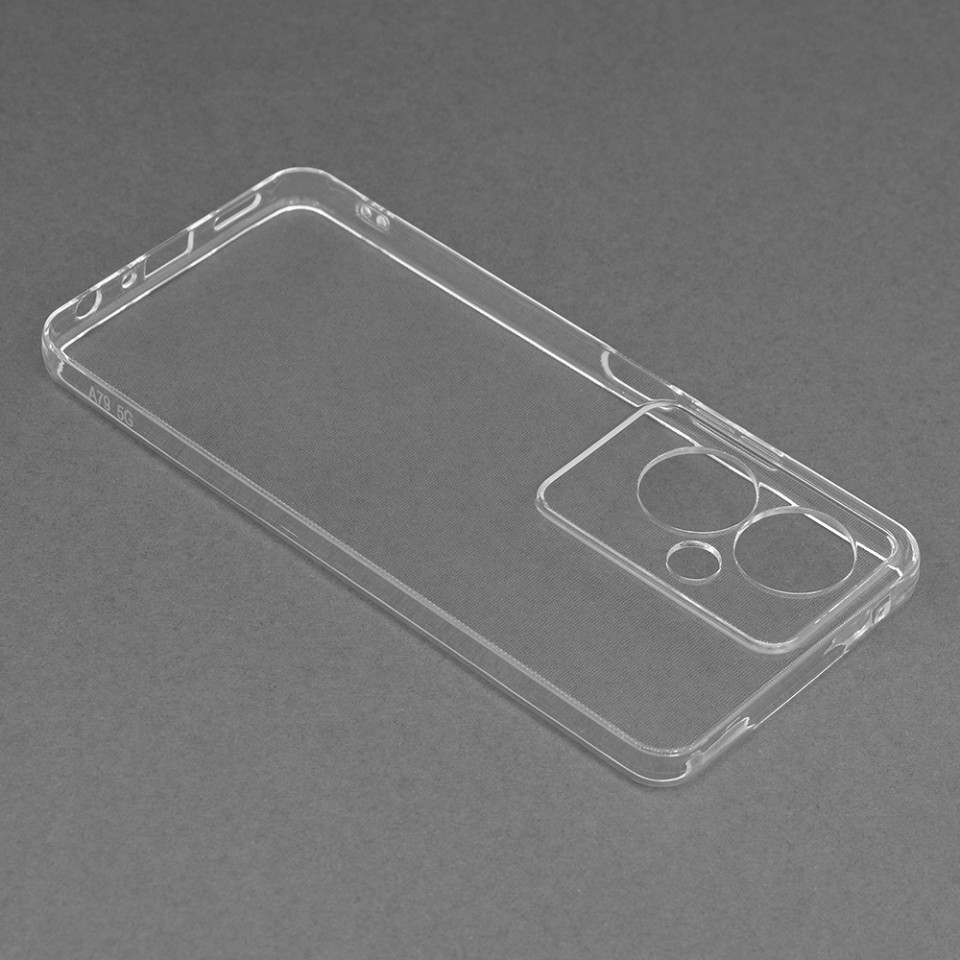 Husa Oppo A79 5G din silicon TPU slim, Techsuit - Transparent - 2 | YEO