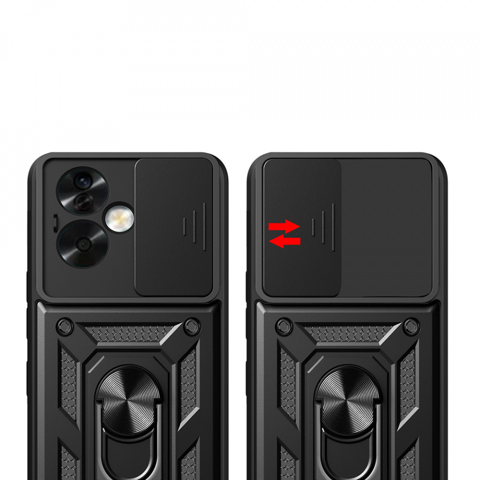 Husa Oppo A79 5G / OnePlus Nord N30 SE cu inel magnetic si protectie camera Skyddar CamShield - Mint - 1 | YEO