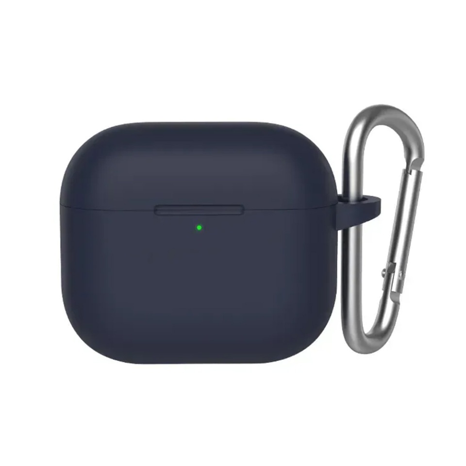 Husa pentru AirPods 4 din silicon moale, Blueo Liquid Silicone, Albastru - 1 | YEO
