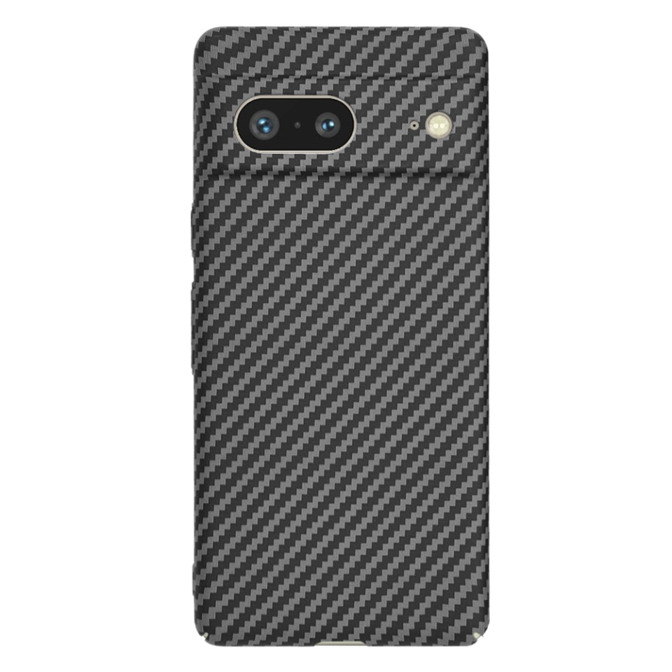 Husa pentru Google Pixel 7, Finisaj Premium cu Textura de Carbon, Design Elegant, SKDR CarbonFlex - Negru - 2 | YEO