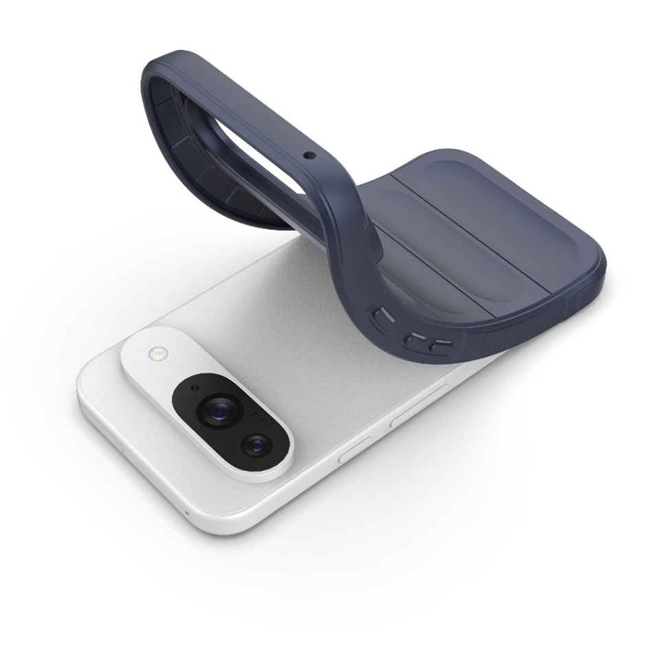 Husa pentru Google Pixel 9 / Pixel 9 Pro, SKYDDAR INNOVATION, Magic Shield, din Silicon Mat, set cu sticker, Mov - 2 | YEO