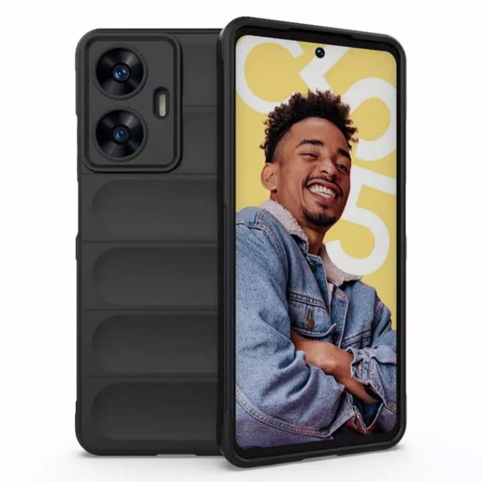 Husa pentru Google Pixel 9 Pro eleganta, din silicon mat, SKDR Vogue - Negru