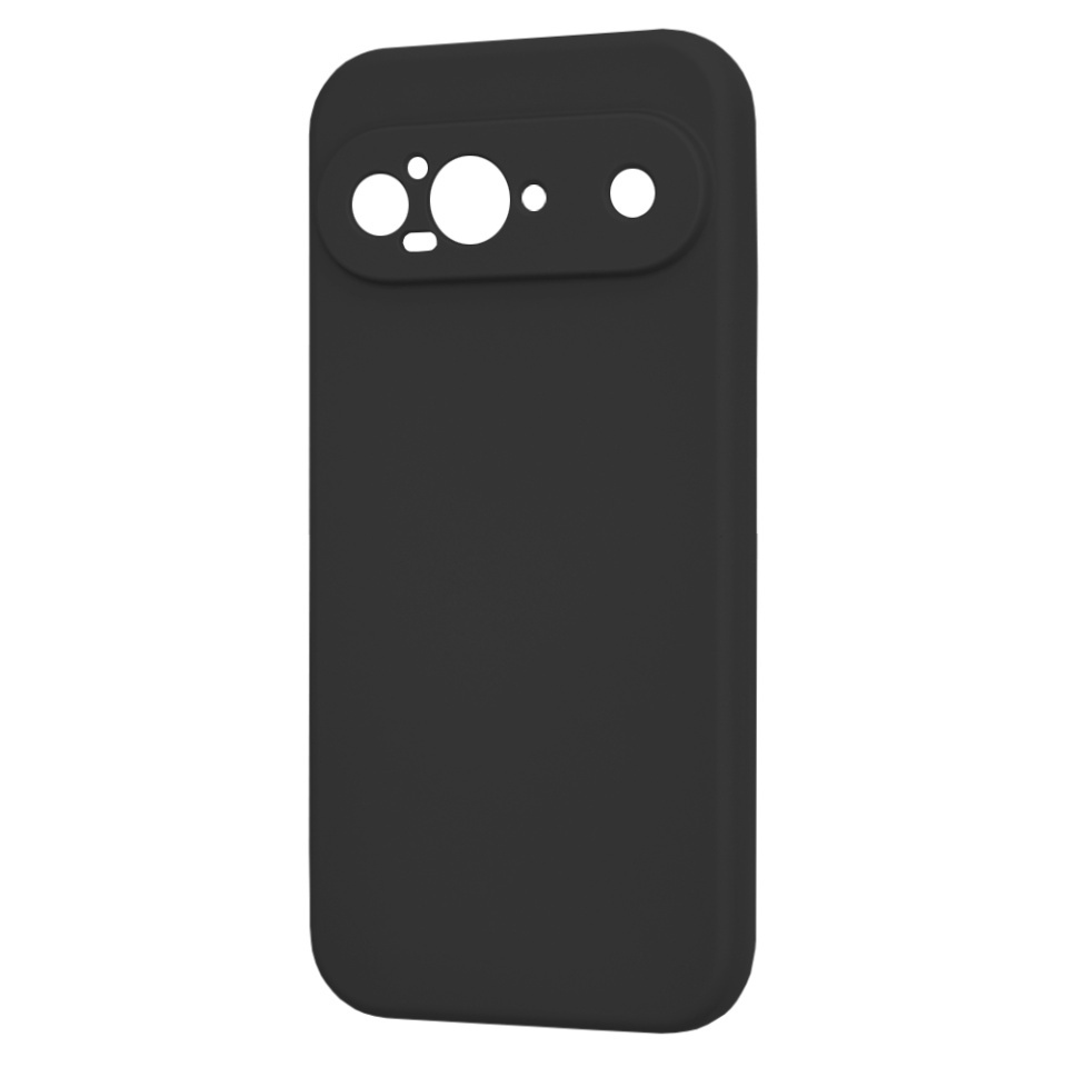 Husa pentru Google Pixel 9, SKYDDAR INNOVATION, din Silicon Catifelat, SoftElegance, set cu sticker, Negru - 3 | YEO