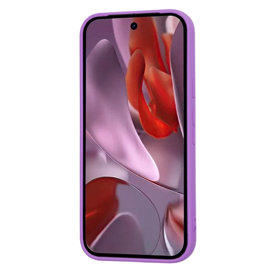 Husa pentru Google Pixel 9a din Silicon Catifelat, Protectie Premium, Skyddar SoftElegance - Mov - 1 | YEO