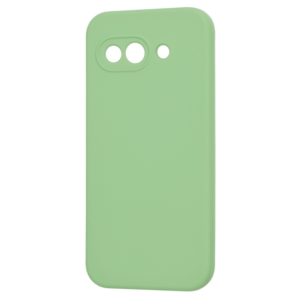 Husa pentru Google Pixel 9a din Silicon Catifelat, Protectie Premium, Skyddar SoftElegance - Verde deschis - 3 | YEO