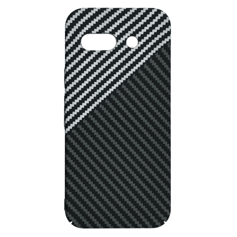 Husa pentru Google Pixel 9a, Finisaj Premium cu Textura de Carbon, Design Elegant, SKDR CarbonFlex - Gri - 3 | YEO