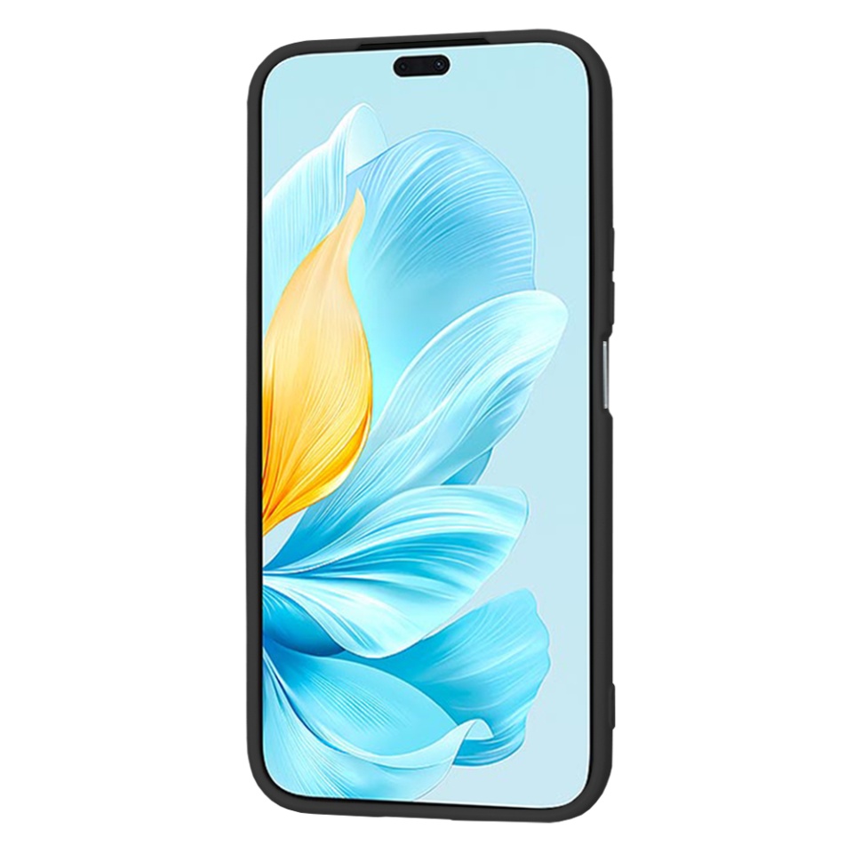 Husa pentru Honor 200 Lite din Silicon Catifelat, Protectie Premium, Skyddar SoftElegance - Negru - 1 | YEO