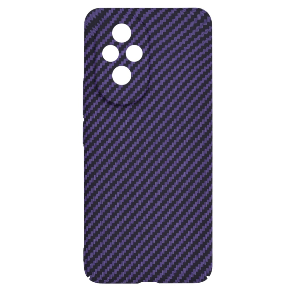 Husa pentru Honor 200, SKYDDAR INNOVATION, textura carbon, Carbonite FiberShell, set cu sticker, Mov, - 3 | YEO
