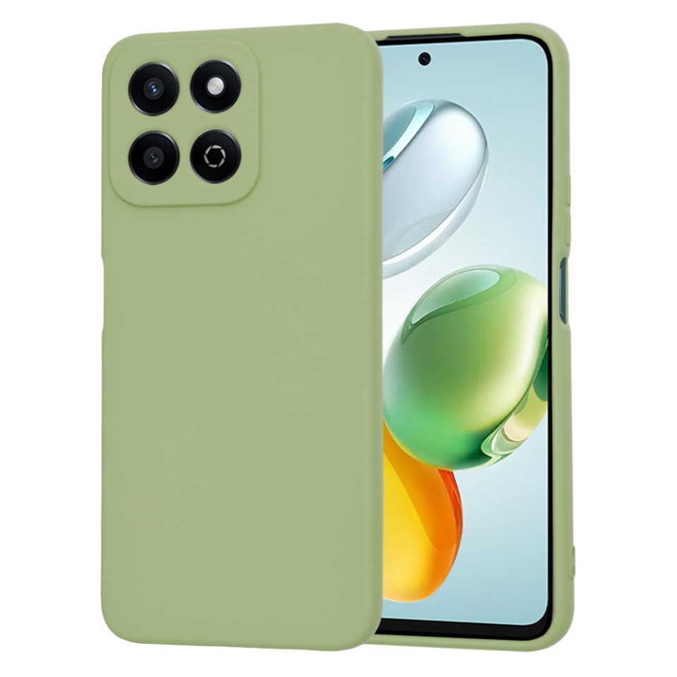 Husa pentru Honor 200 Smart / X7c din Silicon Catifelat, Protectie Premium, Skyddar SoftElegance - Verde