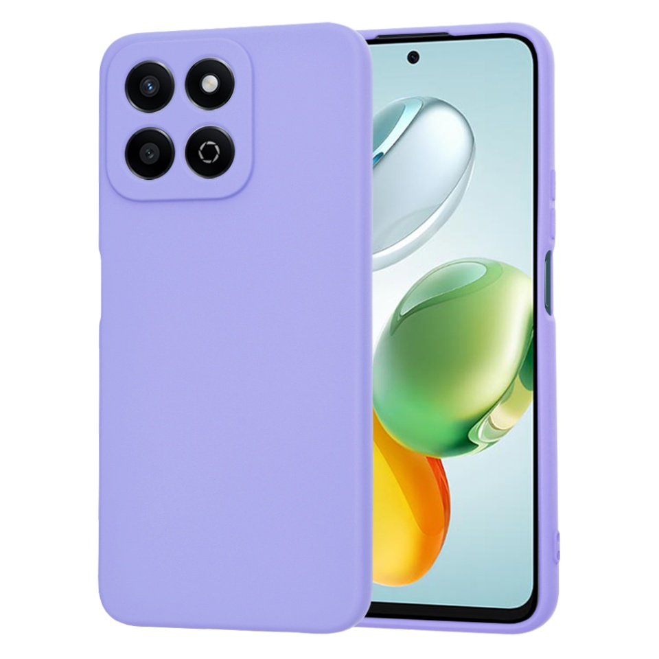 Husa pentru Honor 200 Smart / X7c din Silicon Catifelat, Protectie Premium, Skyddar SoftElegance - Violet