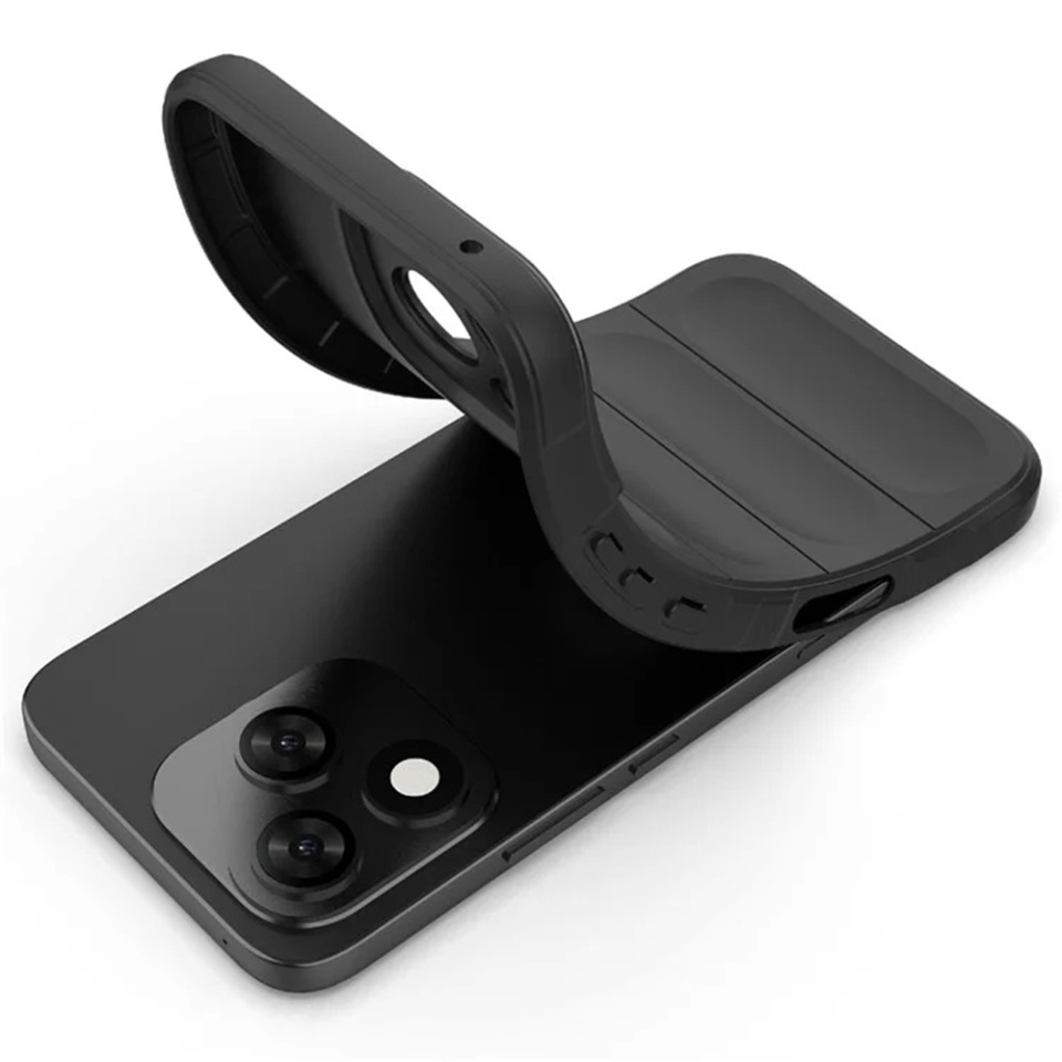 Husa pentru Honor 400 Lite, SKYDDAR INNOVATION, Magic Shield, din Silicon Mat, set cu sticker, Mov - 3 | YEO