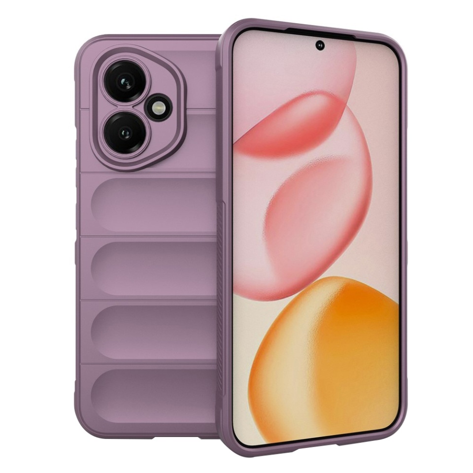 Husa pentru Honor 400, SKYDDAR INNOVATION, Magic Shield, din Silicon Mat, set cu sticker, Mov