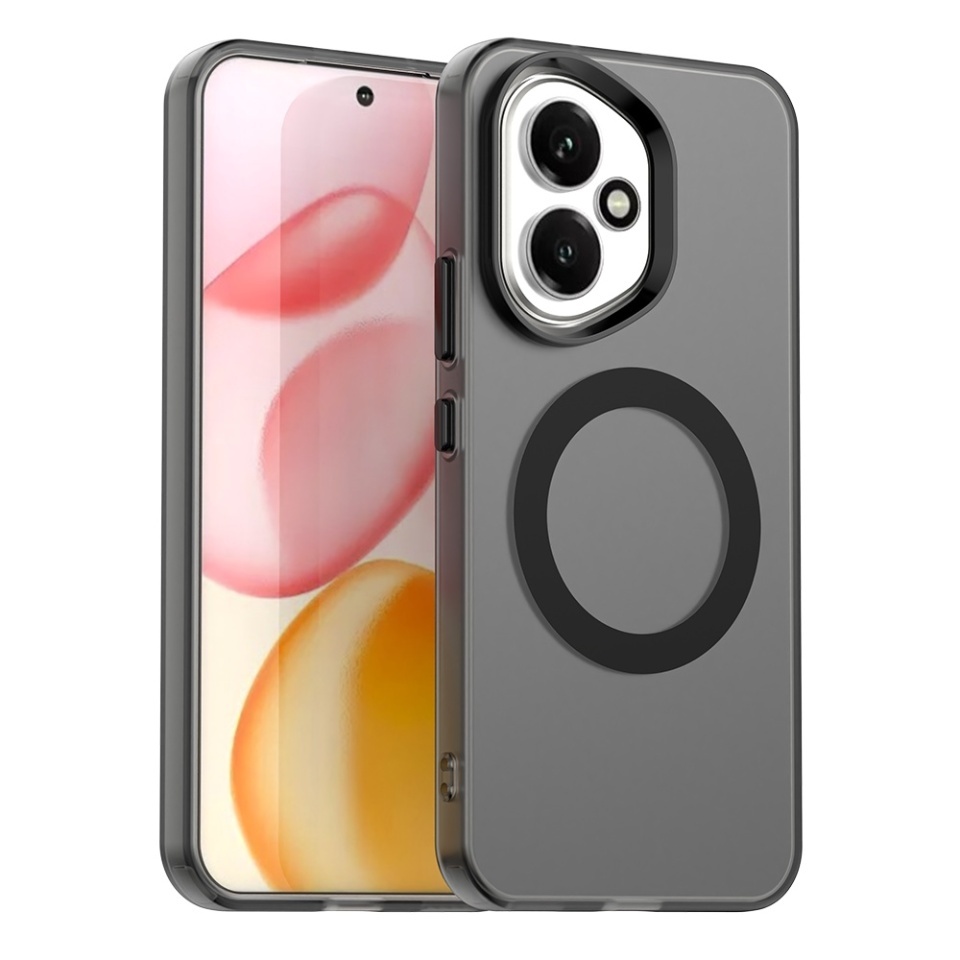 Husa pentru Honor 400, SKYDDAR INOVATION, CandyCase, Magsafe, set cu sticker, Negru