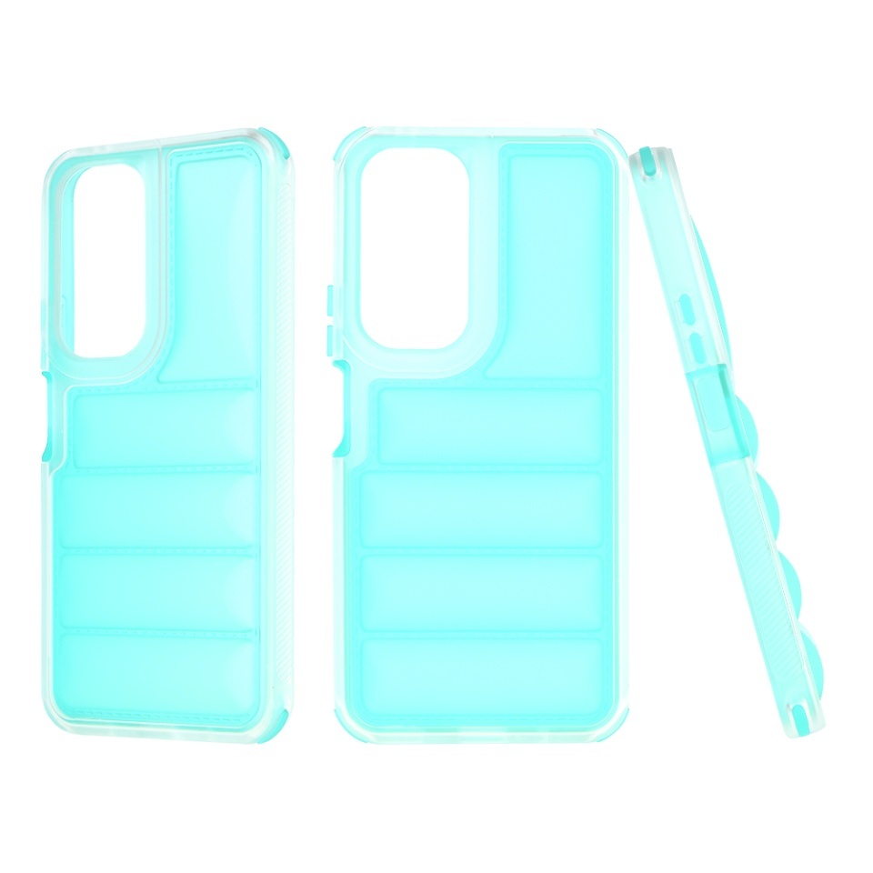 Husa pentru Honor 90 Lite, Skyddar Luxury Waves, Turcoaz - 3 | YEO