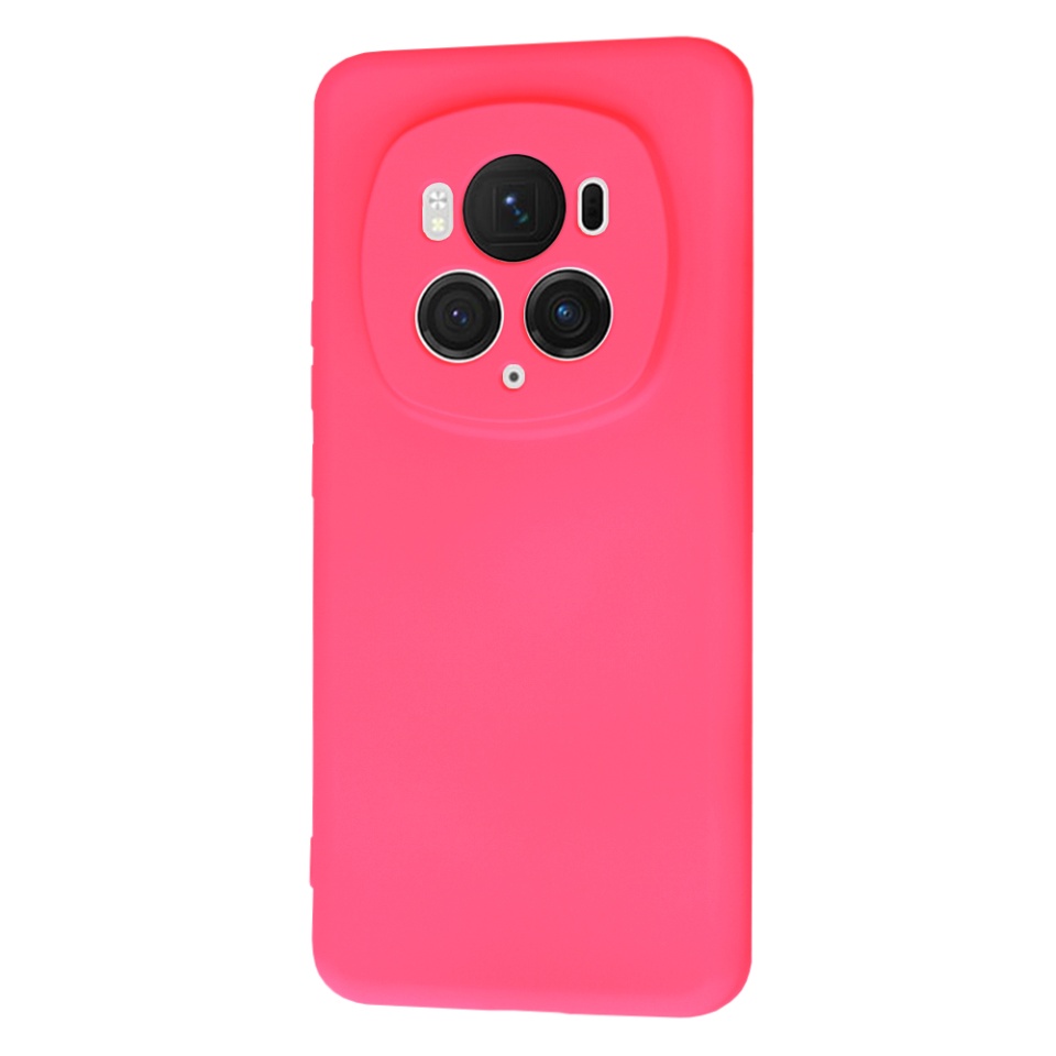 Husa pentru Honor Magic6 Pro din Silicon Catifelat, Protectie Premium, Skyddar SoftElegance - Fucsia - 3 | YEO