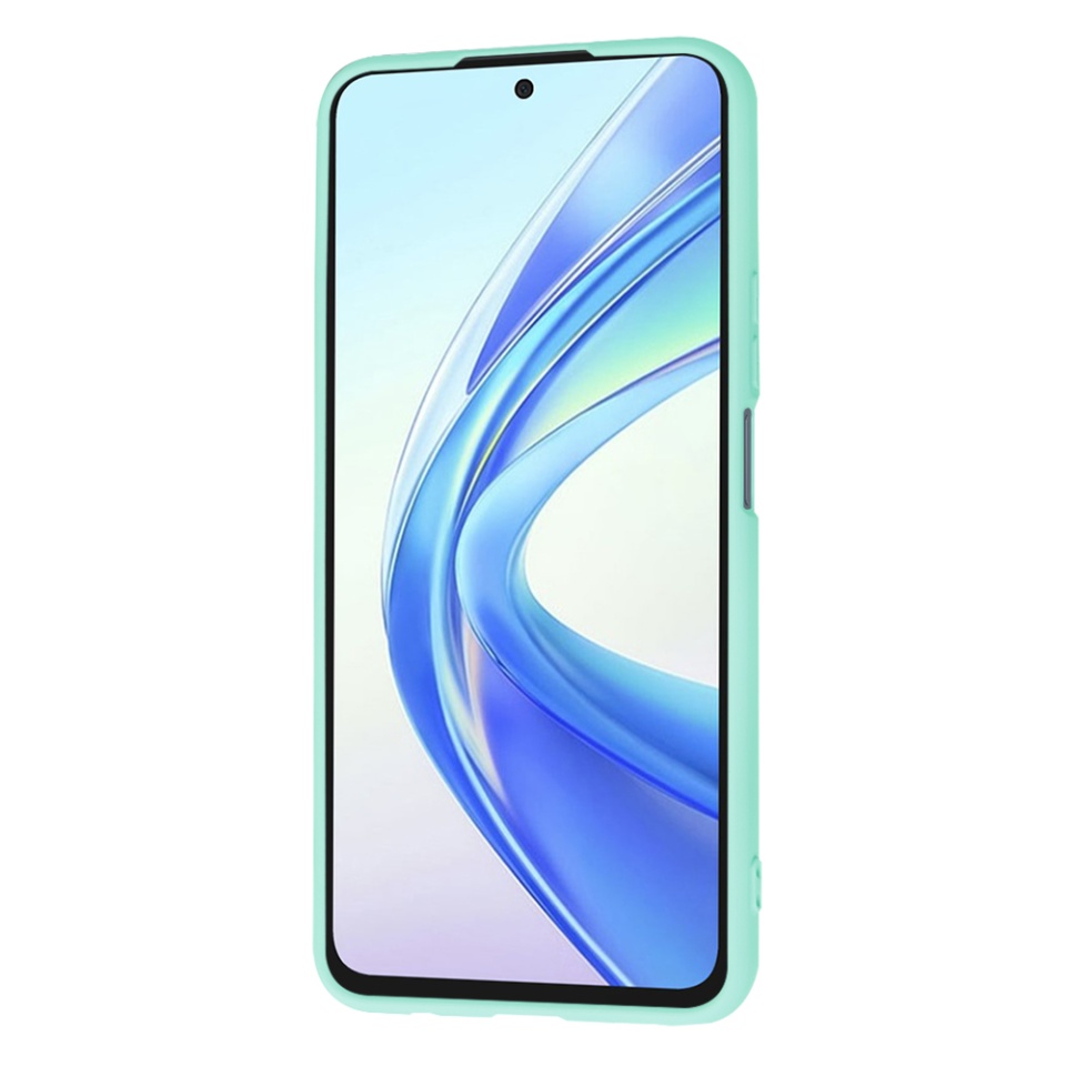 Husa pentru Honor X7b / 90 Smart / X7b 5G din Silicon Catifelat, Protectie Premium, Skyddar SoftElegance - Turcoaz - 2 | YEO