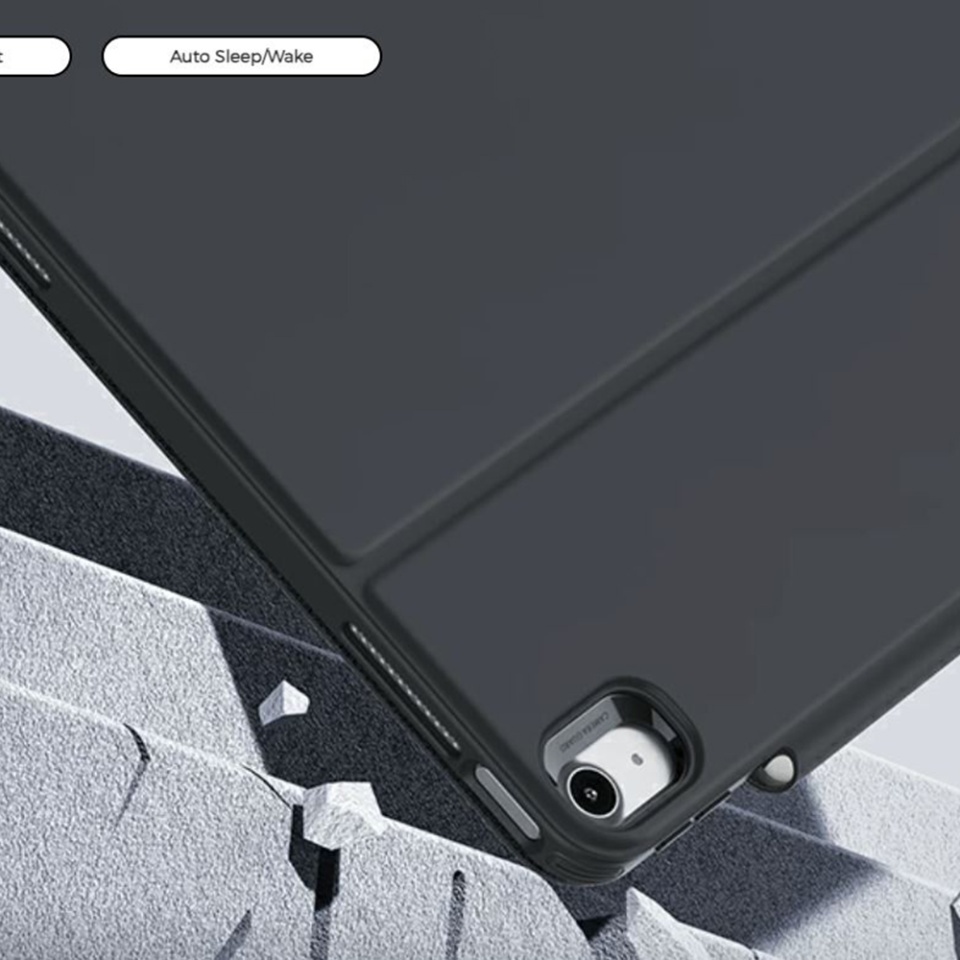Husa pentru iPad Pro 11 (2024), tip Carte, Rebound Hybrid ESR - Gri - 2 | YEO