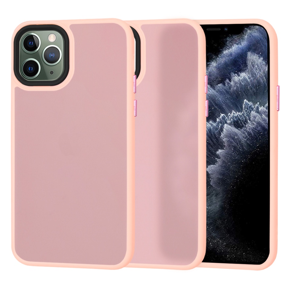 Husa pentru iPhone 11 Pro Max, SKYDDAR INNOVATION, HaloFrost, AntiSoc, Roz, set cu sticker