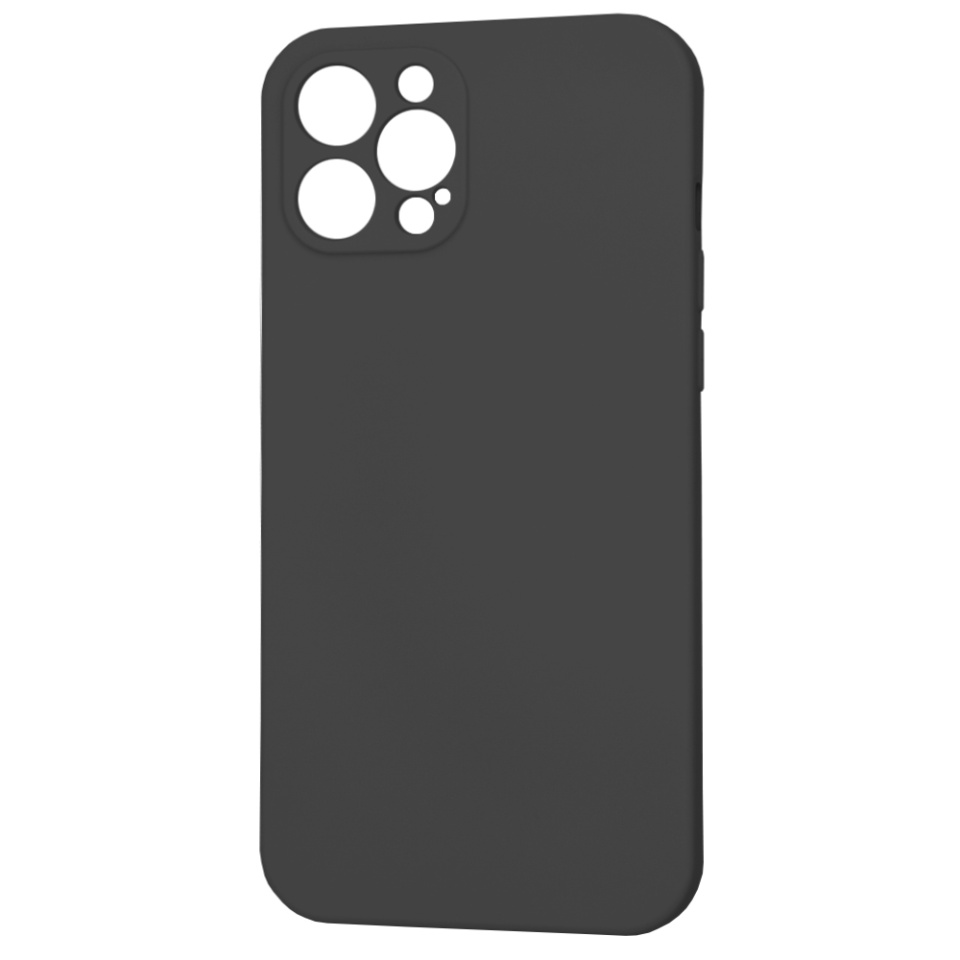 Husa pentru iPhone 12 Pro Max din Silicon Catifelat, Protectie Premium, Skyddar SoftElegance MagSafe - Negru - 1 | YEO