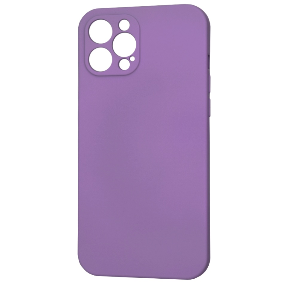 Husa pentru iPhone 12 Pro Max din Silicon Catifelat, Protectie Premium, Skyddar SoftElegance MagSafe - Mov - 1 | YEO