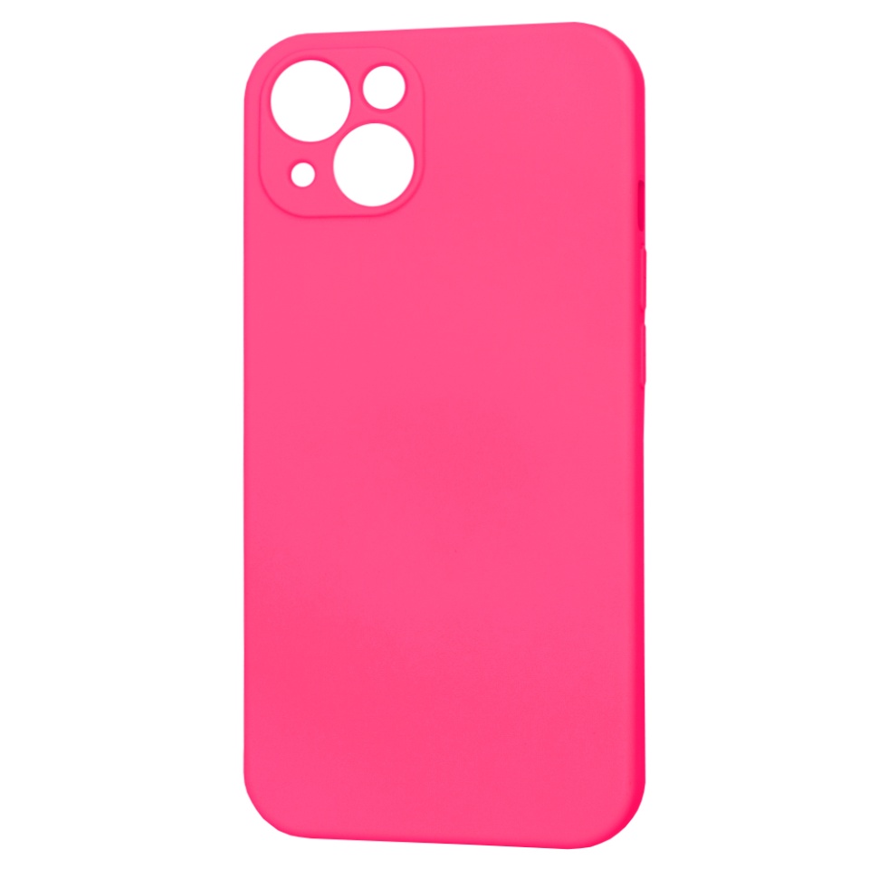 Husa pentru iPhone 13 din Silicon Catifelat, Protectie Premium, Skyddar SoftElegance MagSafe - Fucsia - 1 | YEO