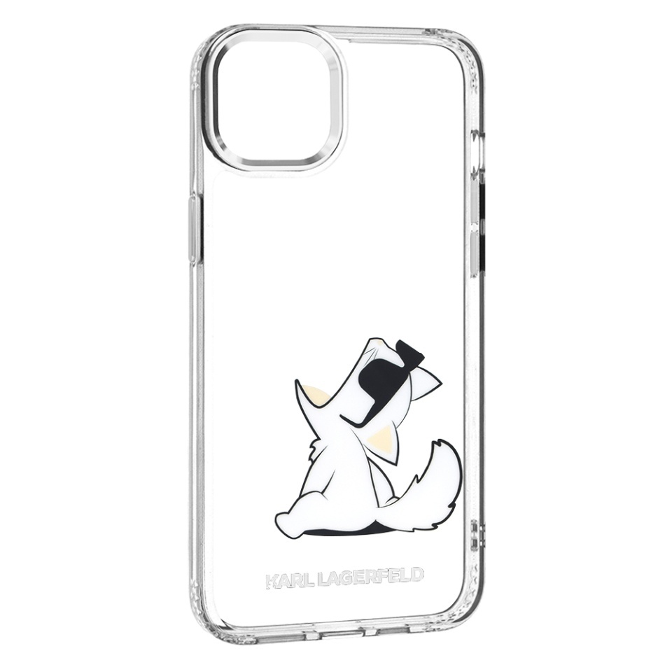 Husa pentru iPhone 14 Plus / 15 Plus, Hardcase Transparent, Karl Lagerfeld, Transparenta - 1 | YEO