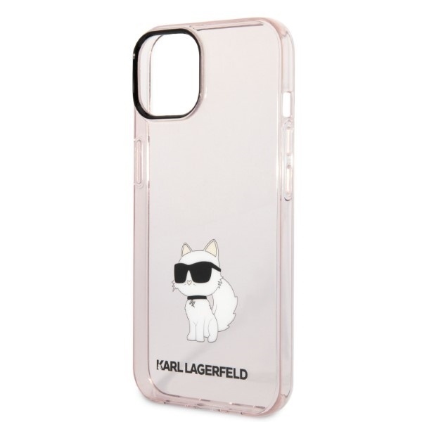 Husa pentru iPhone 14 Plus Hardcase, Karl Lagerfeld - Roz - 1 | YEO