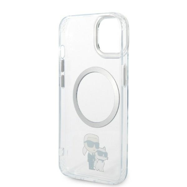 Husa pentru iPhone 14 Plus, Karl Lagerfeld, Hardcase MagSafe, Transparenta - 3 | YEO