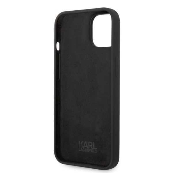 Husa pentru iPhone 14 Plus, Silicone, Karl Lagerfeld, Negru - 3 | YEO