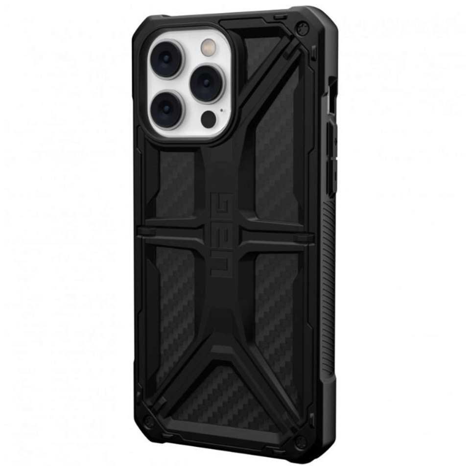 Husa pentru iPhone 14 Pro Max, Monarch, UAG - Carbon Fiber - 2 | YEO