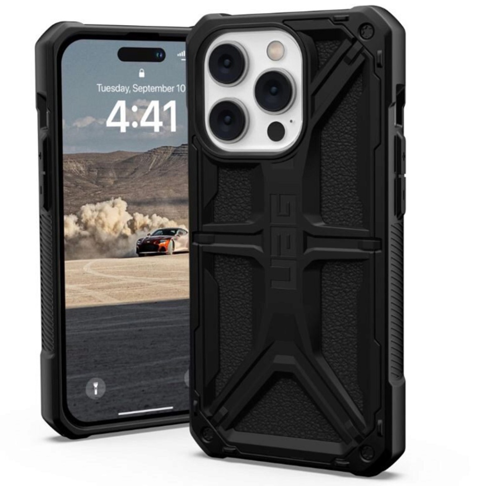 Husa pentru iPhone 14 Pro, Monarch, UAG - Negru