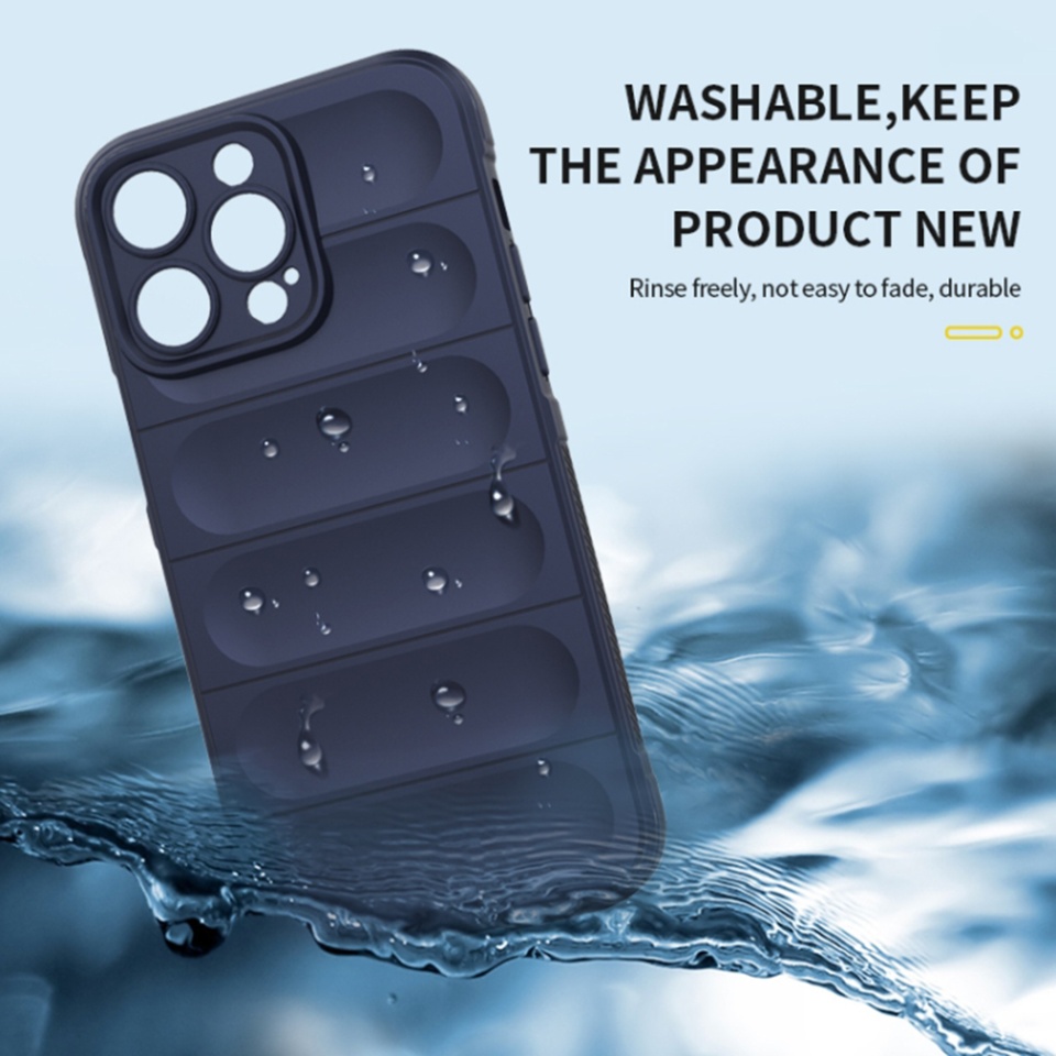 Husa pentru iPhone 14, SKYDDAR INNOVATION, Vogue, din Silicon Mat, Negru, set cu sticker - 1 | YEO