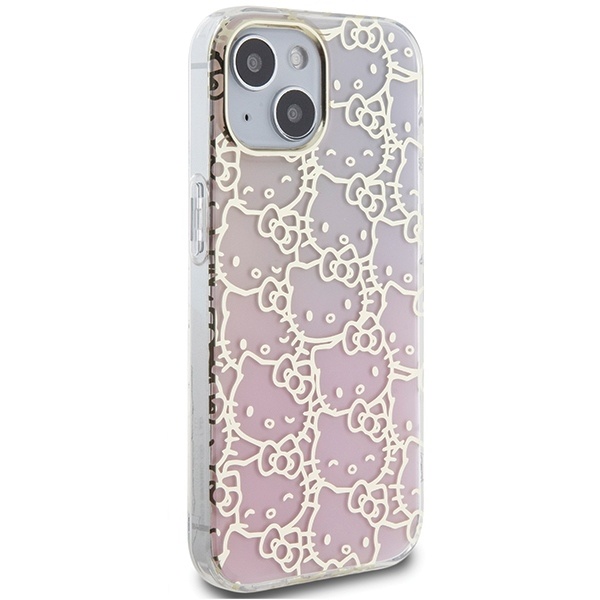 Husa pentru iPhone 15, Hardcase IML, Hello Kitty - Roz - 2 | YEO
