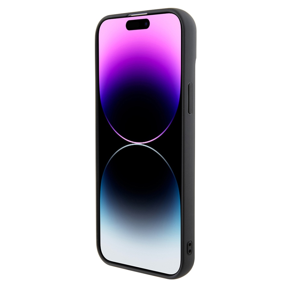 Husa pentru iPhone 15 Plus, 3D Design, Karl Lagerfeld, Negru - 2 | YEO