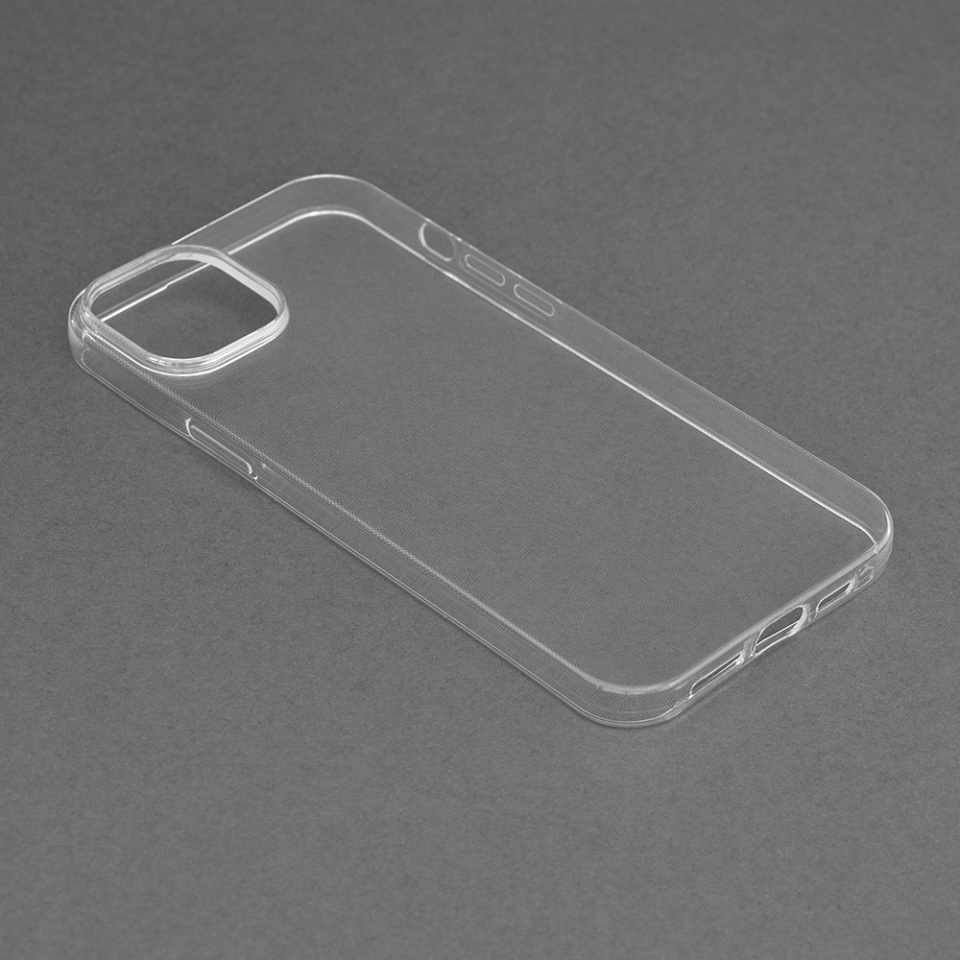 Husa pentru iPhone 15 Plus din silicon transparent, SKDR ClearGuard - Transparent - 2 | YEO