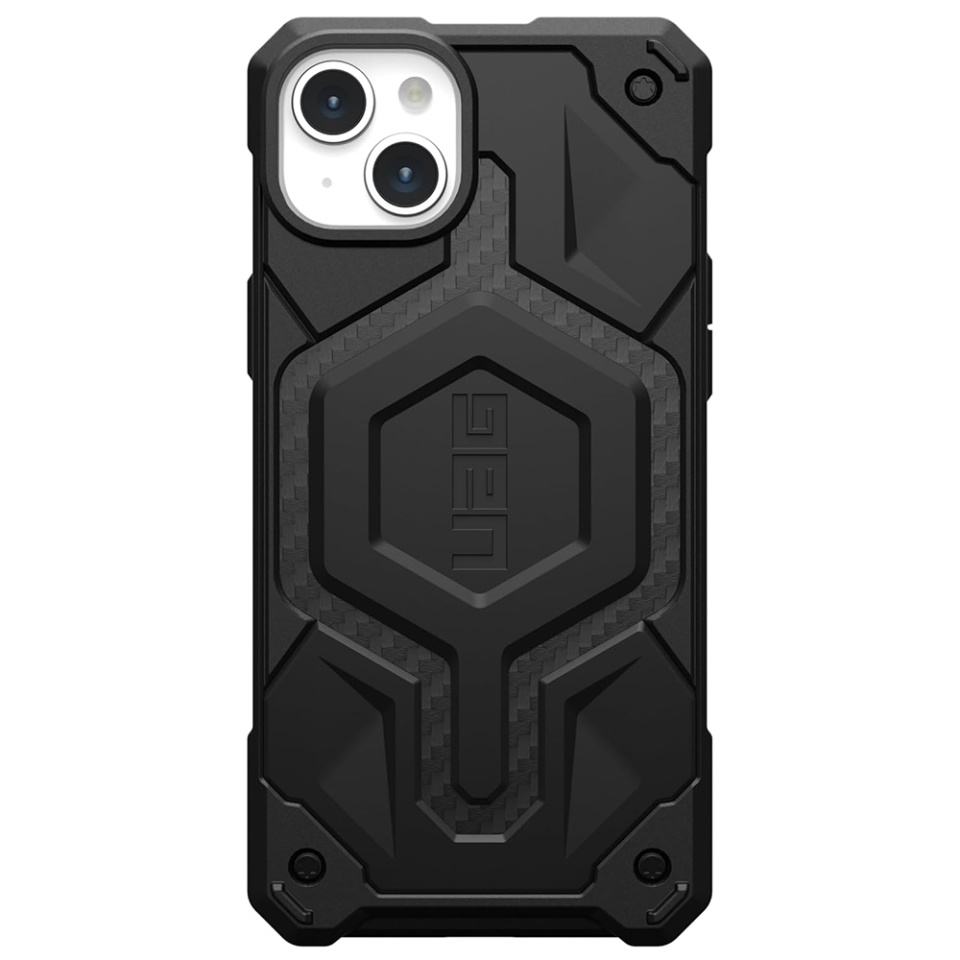Husa pentru iPhone 15 Plus, Monarch Pro MagSafe, UAG - Carbon Fiber - 1 | YEO