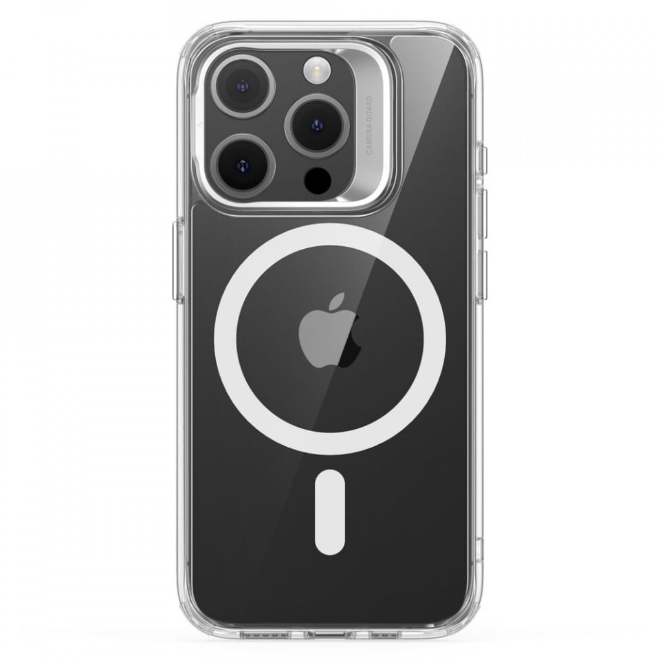 Husa pentru iPhone 15 Pro - ESR Classic Hybrid HaloLock Kickstand - Clear - 2 | YEO