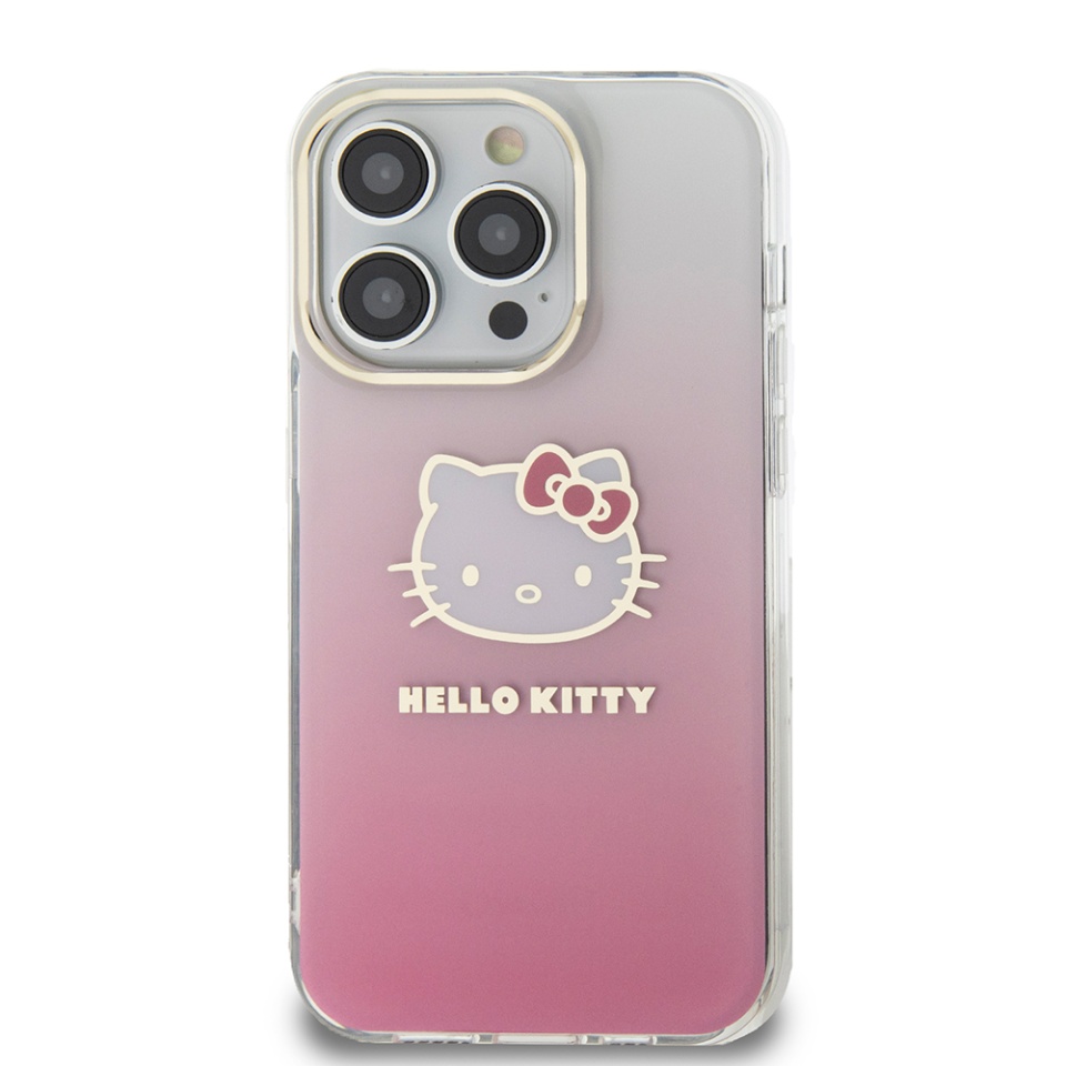 Husa pentru iPhone 15 Pro, Hardcase IML, Hello Kitty - Roz - 3 | YEO