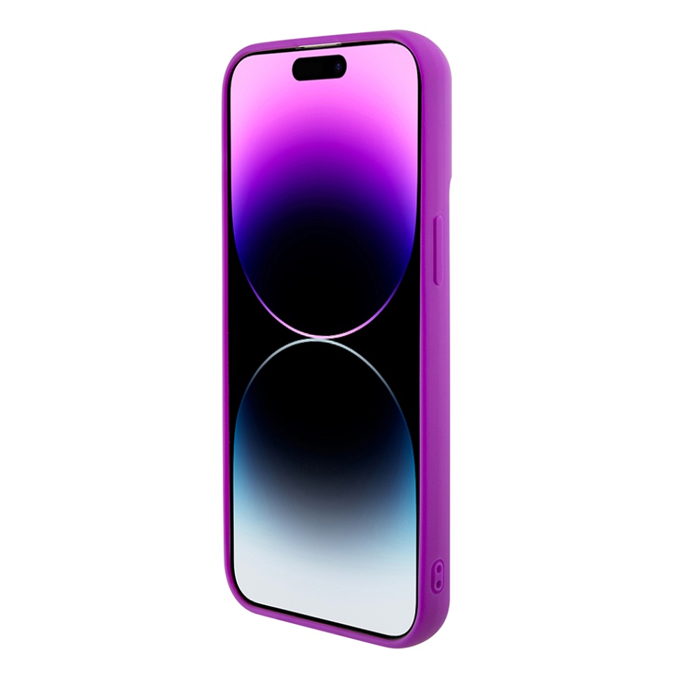 Husa pentru iPhone 15 Pro Max, Disco Metal Logo, Guess, Fucsia - 1 | YEO