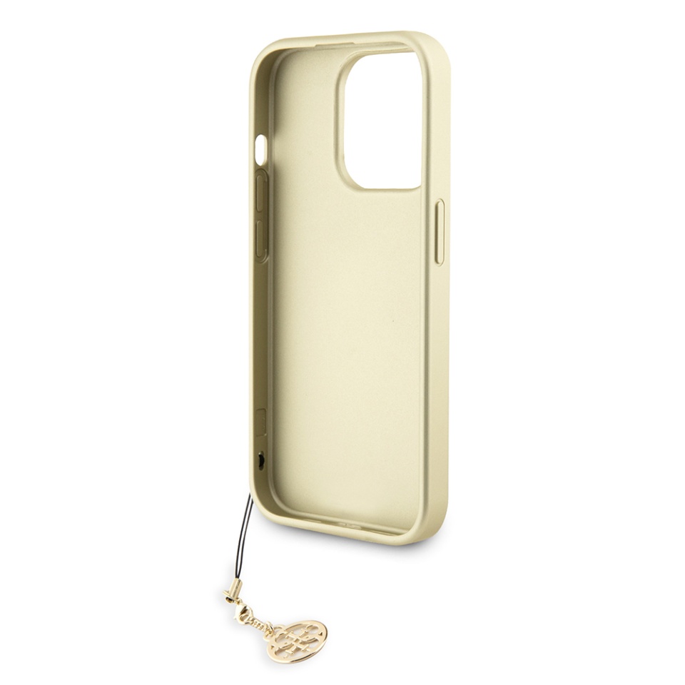 Husa pentru iPhone 15 Pro Max Hardcase 4G Charm, Guess - Gri - 6