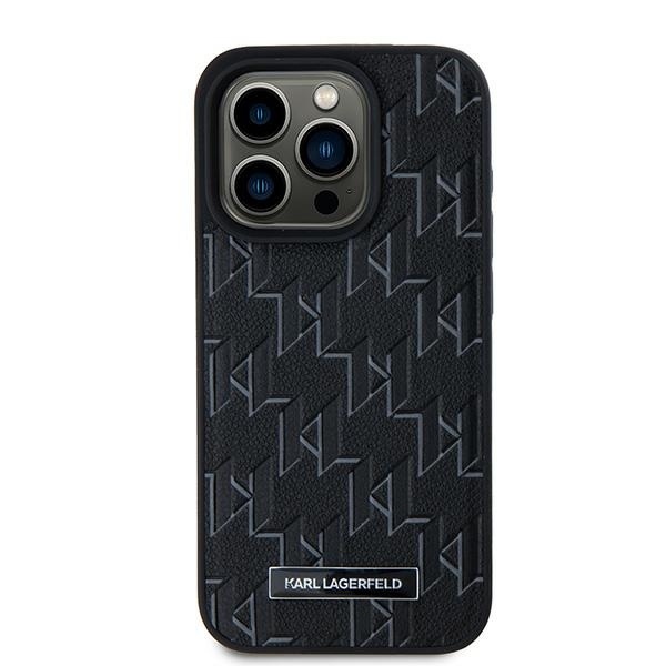 Husa pentru iPhone 15 Pro Max Leather MagSafe, Karl Lagerfeld - Roz - 2 | YEO