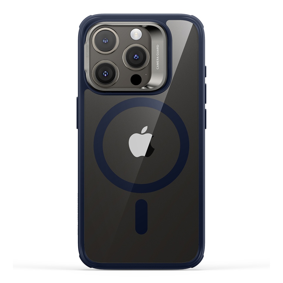 Husa pentru iPhone 15 Pro Max, slim MagSafe, Classic Hybrid HaloLock Kickstand ESR - Albastru - 2 | YEO