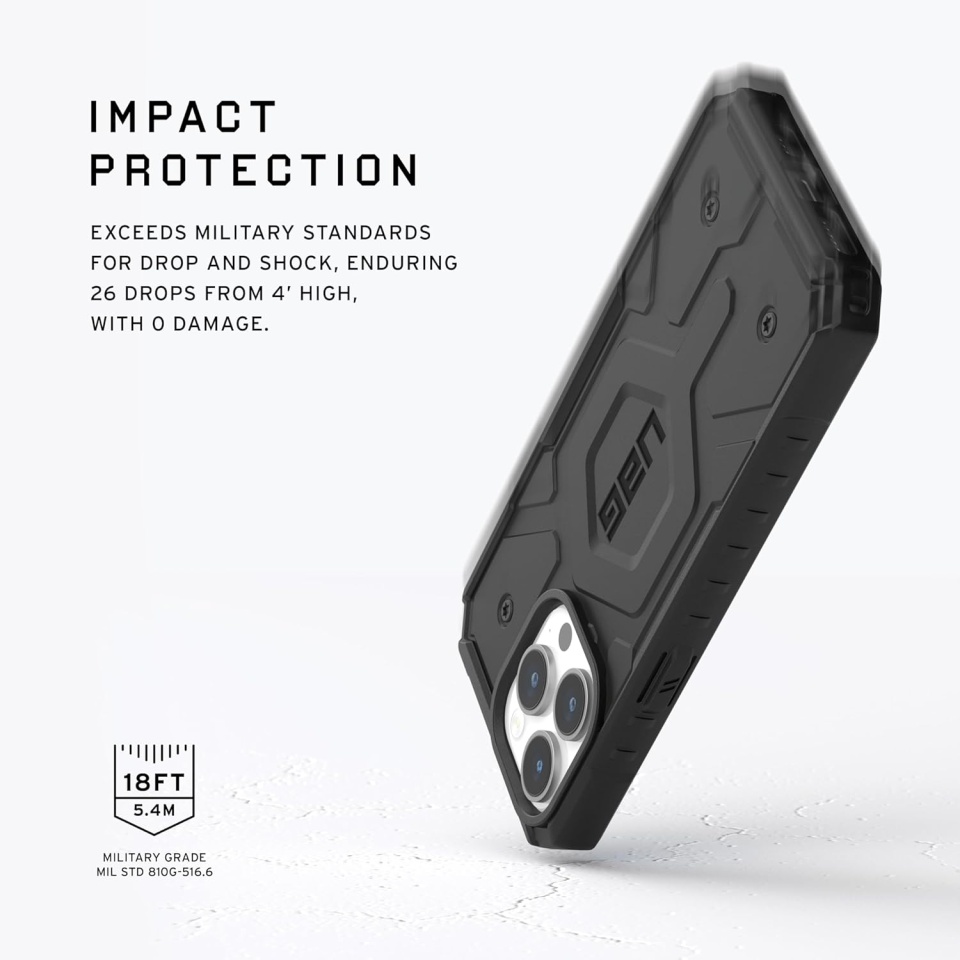 Husa pentru iPhone 15 Pro, Pathfinder MagSafe, UAG - Negru - 3 | YEO